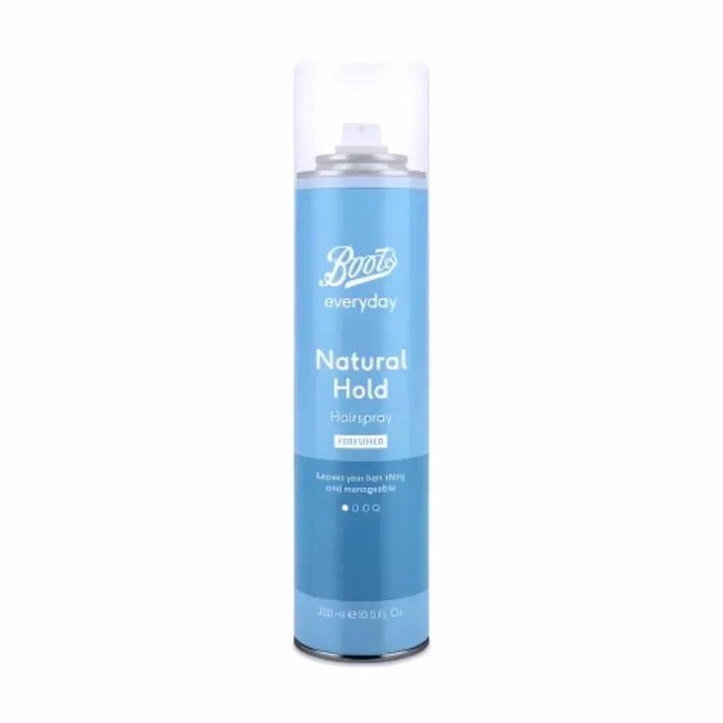 Boots Natural Hold Hairspray Perfumed 300ml