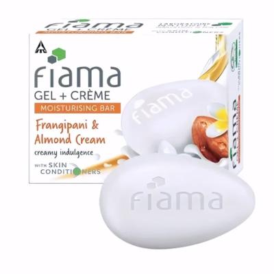 Fiama Frangipani & Almond Gel + Creme Moisturising Bar 125gm