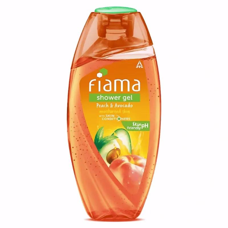 Fiama Shower Gel Peach & Avocado, Body Wash With Skin Conditioners For Soft Moisturised Skin, 250ml