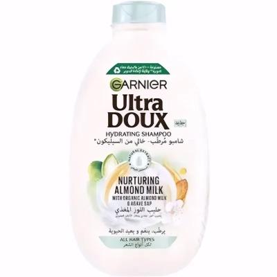 Garnier Ultra Doux Almond Milk Hydrating Shampoo, 400Ml