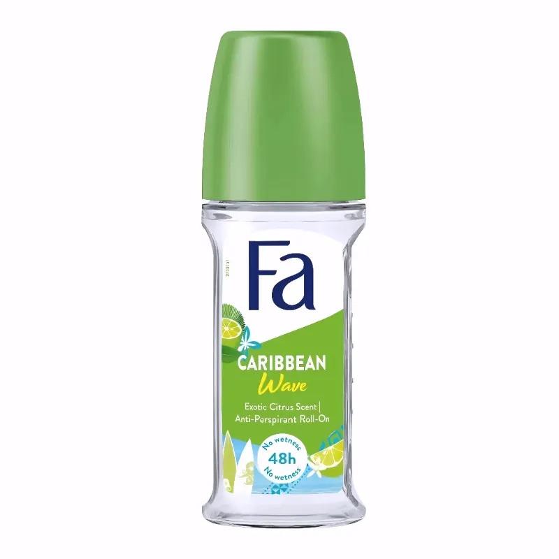 International UAE product FA CARIBBEAN Wave body deodorant Roll on 50 ml