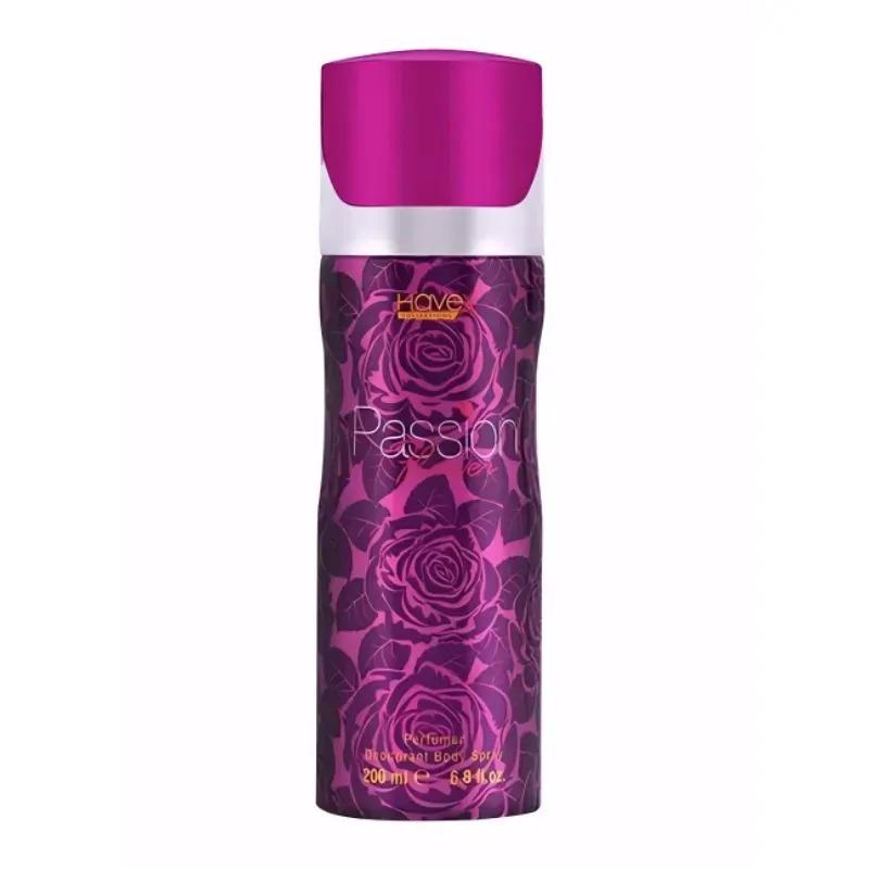 International UAE product Havex Perfumed Deodorant body spray Passion 200 ML