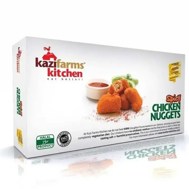 Kazi Farms Kitchen Chicken Nuggets Spicy (11 to 12 Pieces) 250g