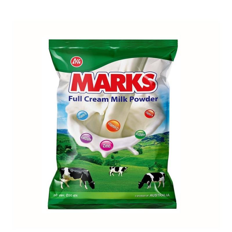 Marks Full Cream Milk Powder Poly 500g