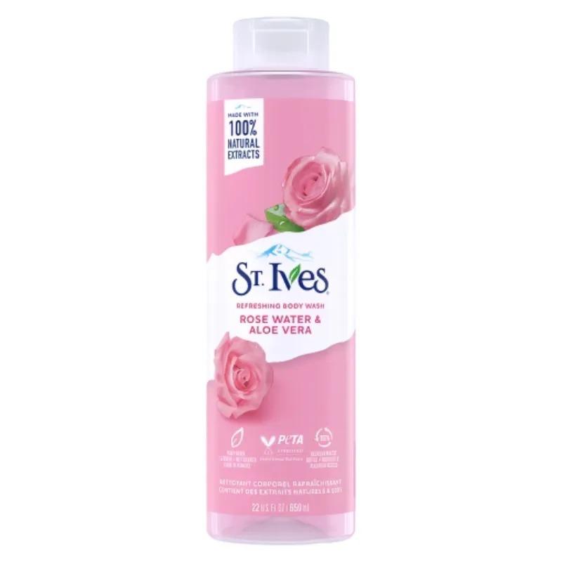 St. Ives Body Wash Rose & Aloe Vera